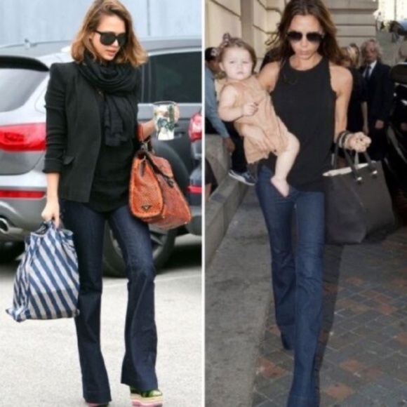 J Brand Y2K Love Story Low Rise Flare Jeans Bell Bottom - Picture 1 of 8